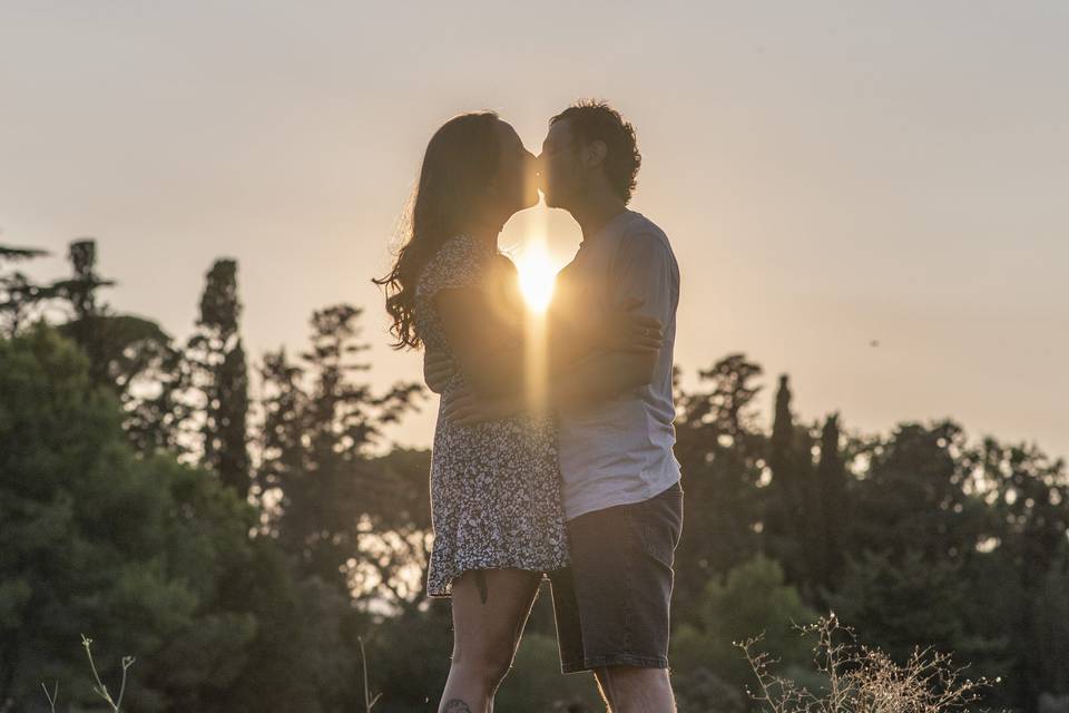 Preboda a contraluz