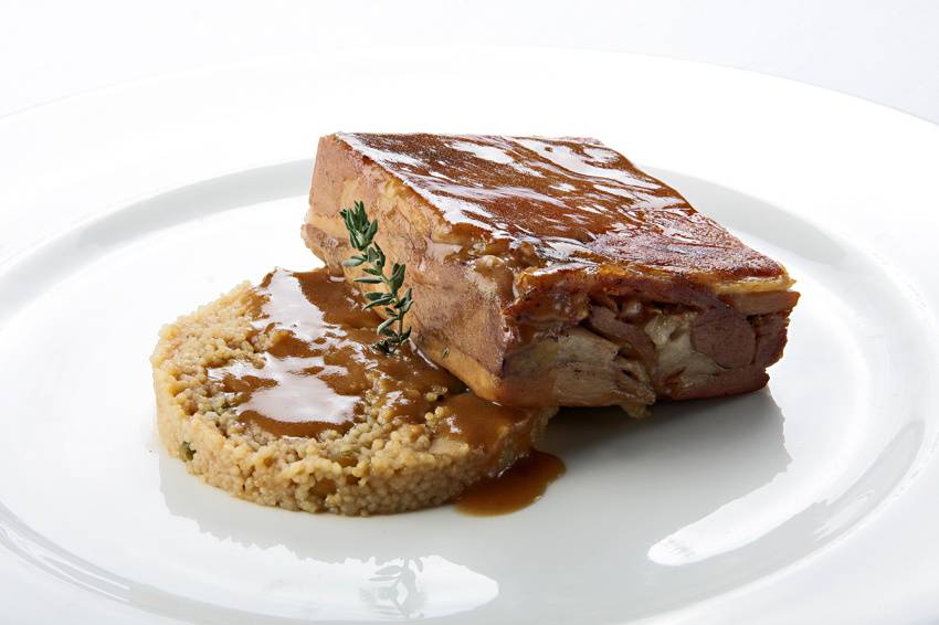 Terrina cordero con cous-cous