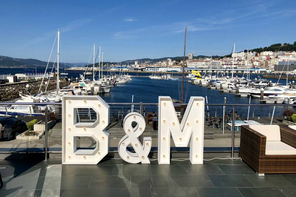 B&M en la terraza