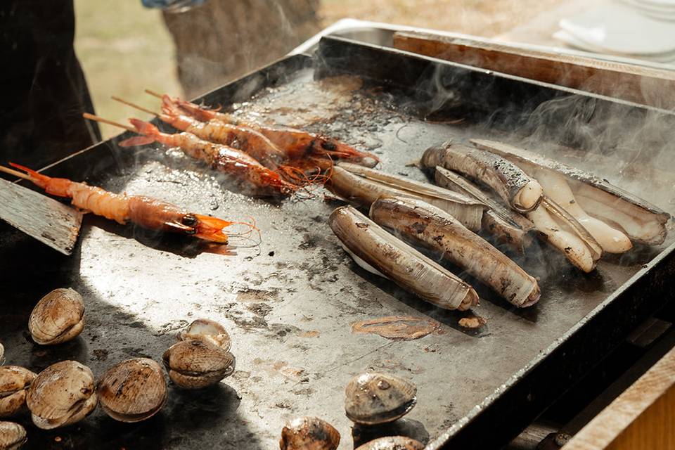 Plancha de marisco