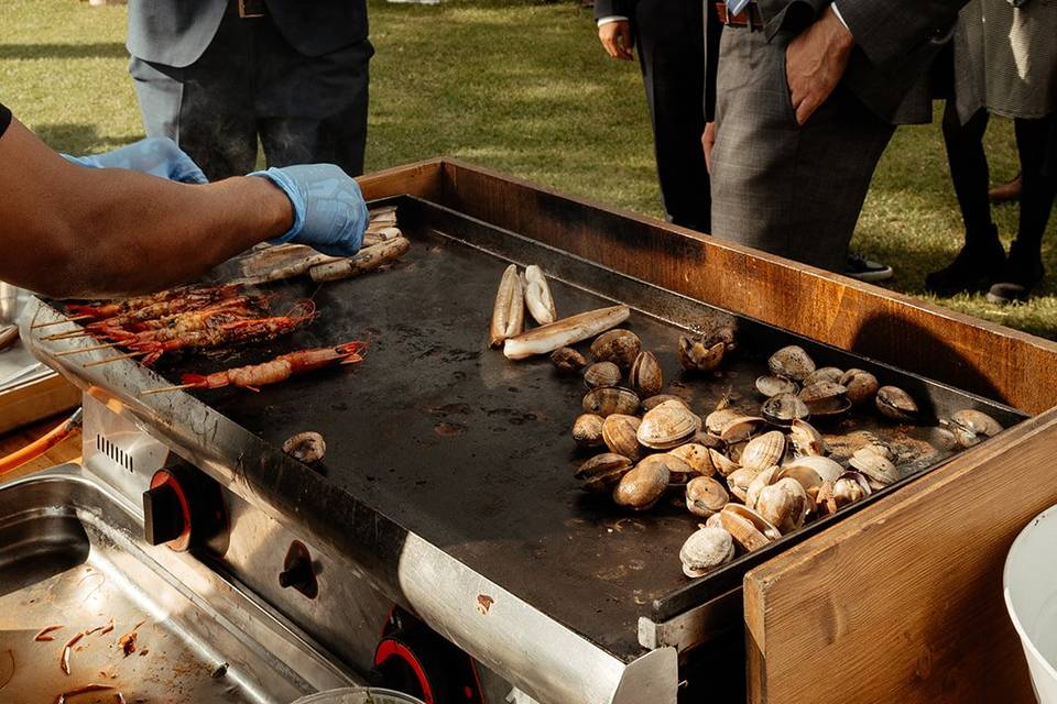 Plancha de marisco