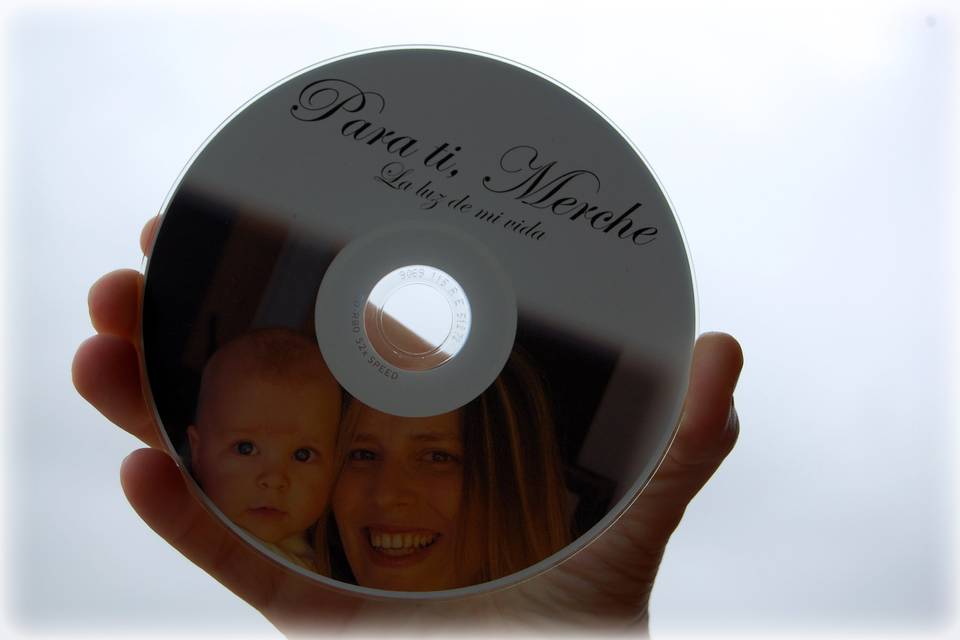 CD con imagen impresa