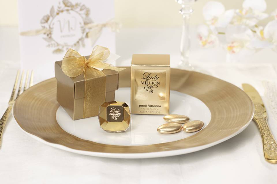 Mini perfumes de boda