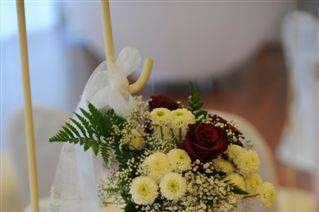 Detalle floral de la ceremonia civil