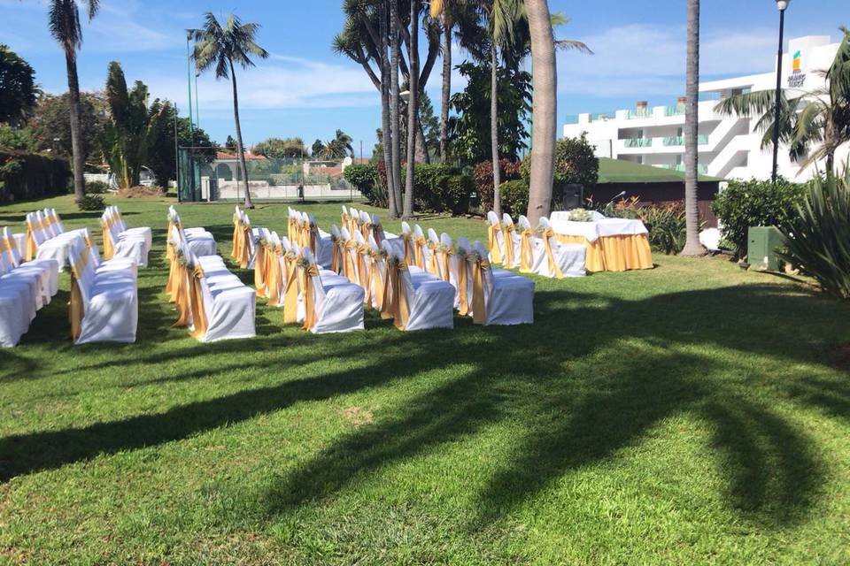 Ceremonia en exterior