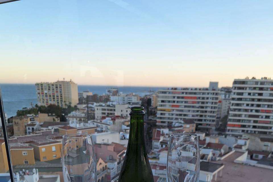 Copa vienvenida.