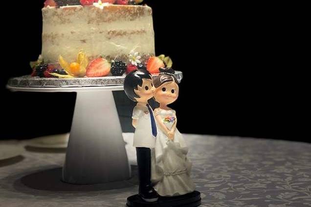 Tarta nupcial bodas AR Parques