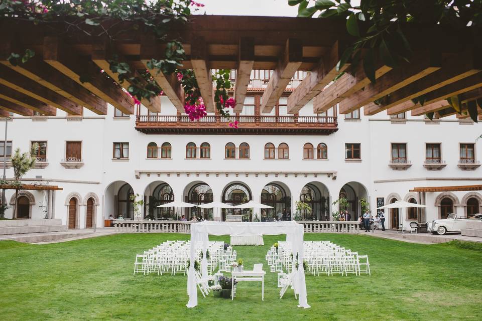 Ceremonia en el jardín