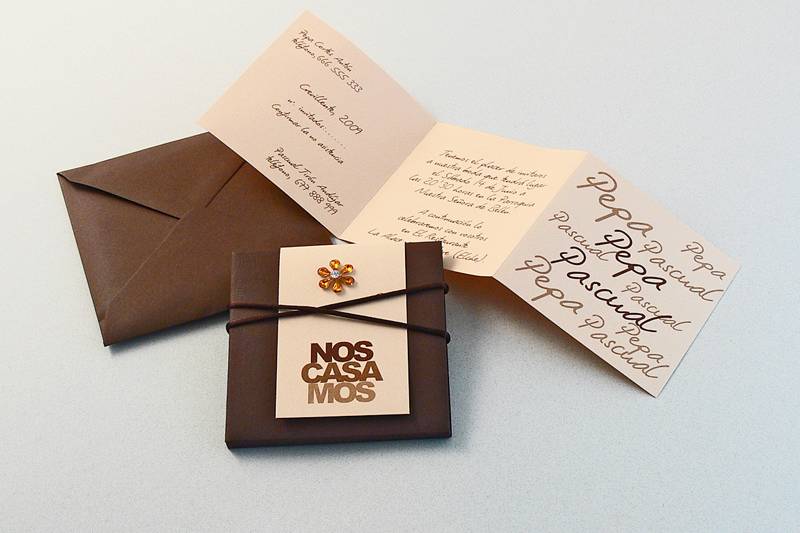 Invitaciones de Boda originales