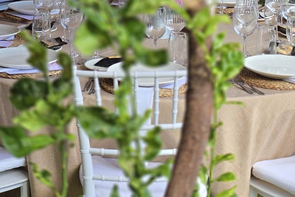 Montaje mesa Zahara catering