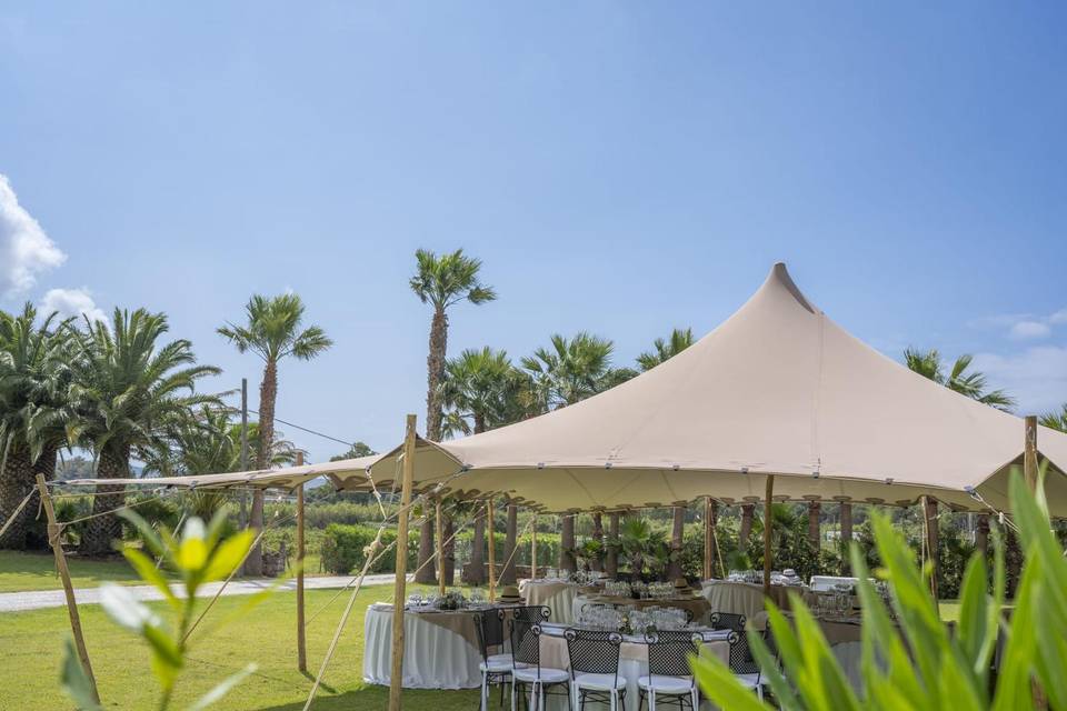 Carpa jardín