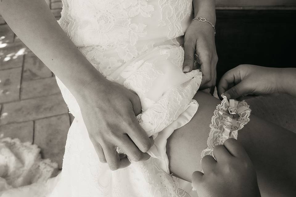 Preparativos de la novia