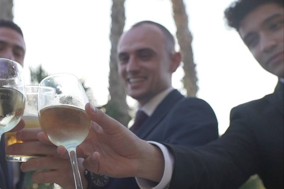 Brindis de los amigos de los novios