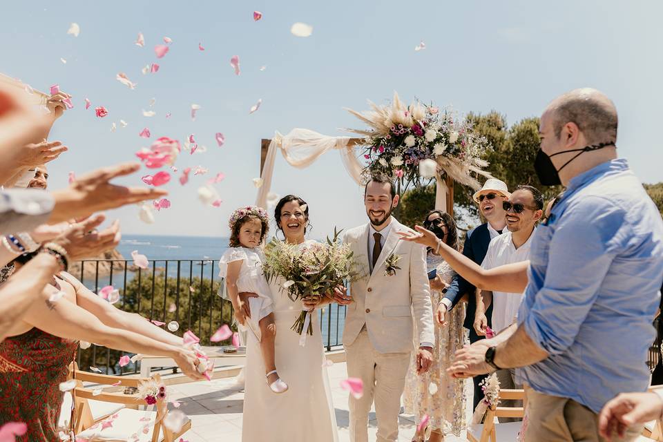 Boda en tamariu