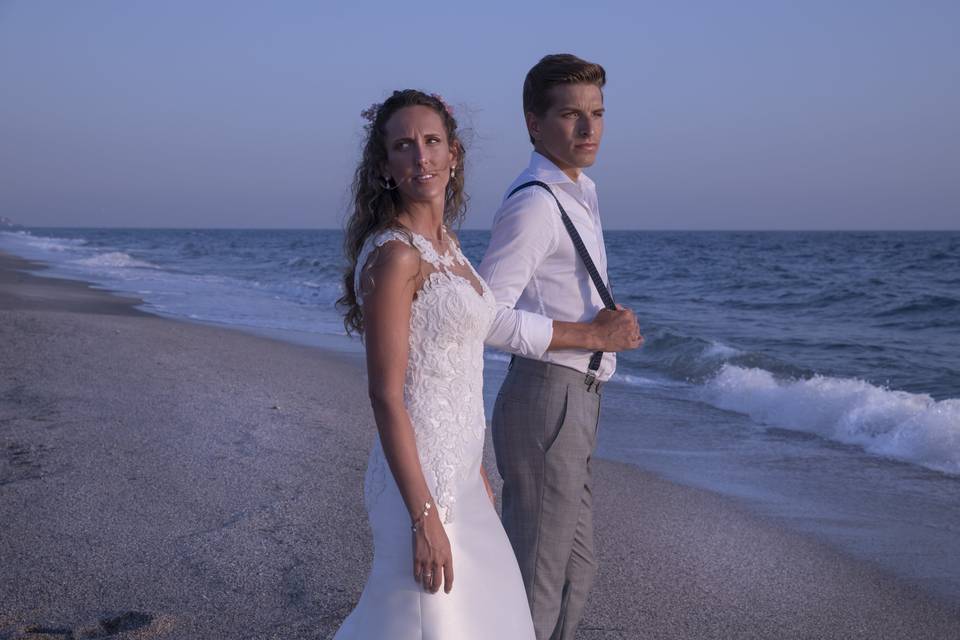 Postboda en la playa