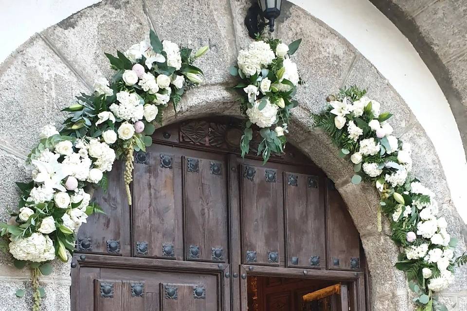 Arco para la puerta de entrada