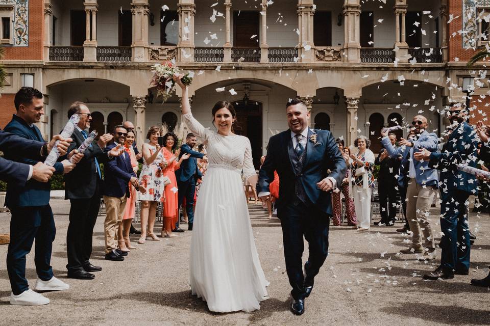 Salida novios ceremonia