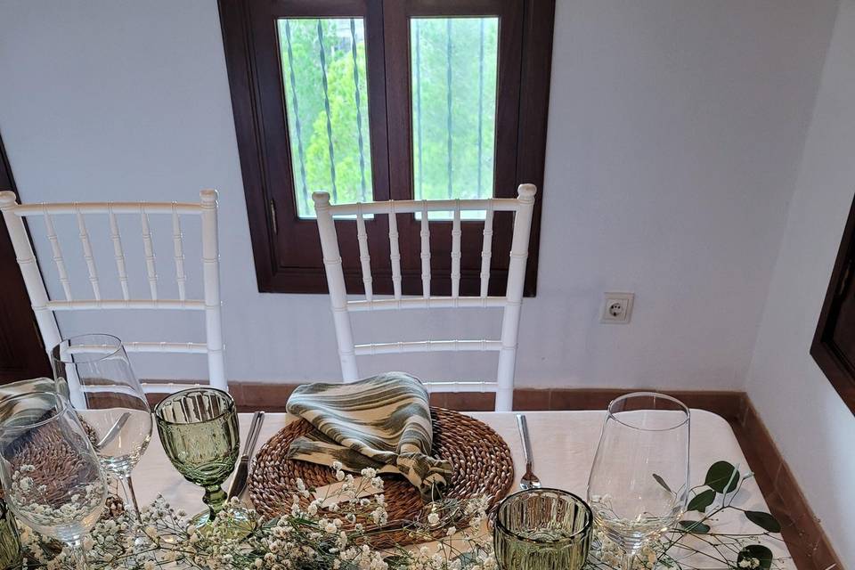 Decoración mesa