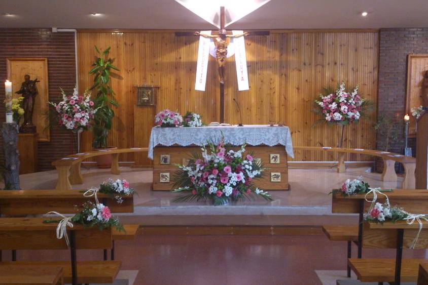 Decoración del interior de la Iglesia