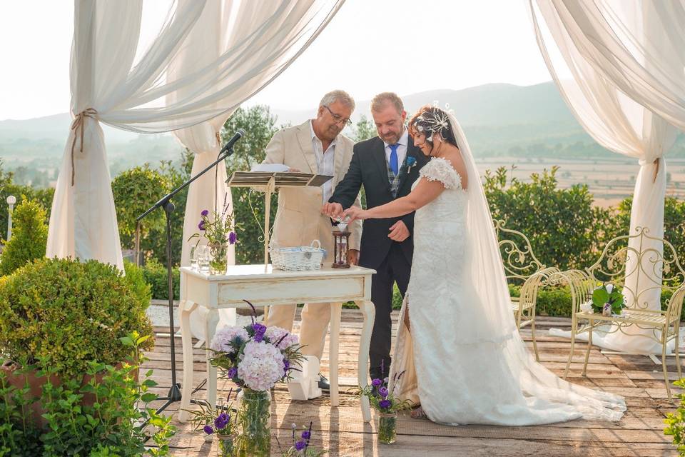 La ceremonia de la boda