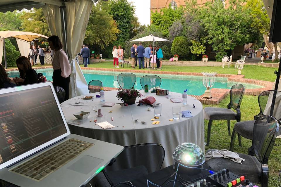 Celebración al aire libre