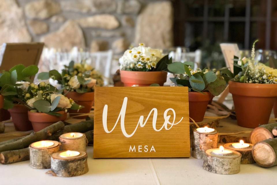 Decoración de mesa