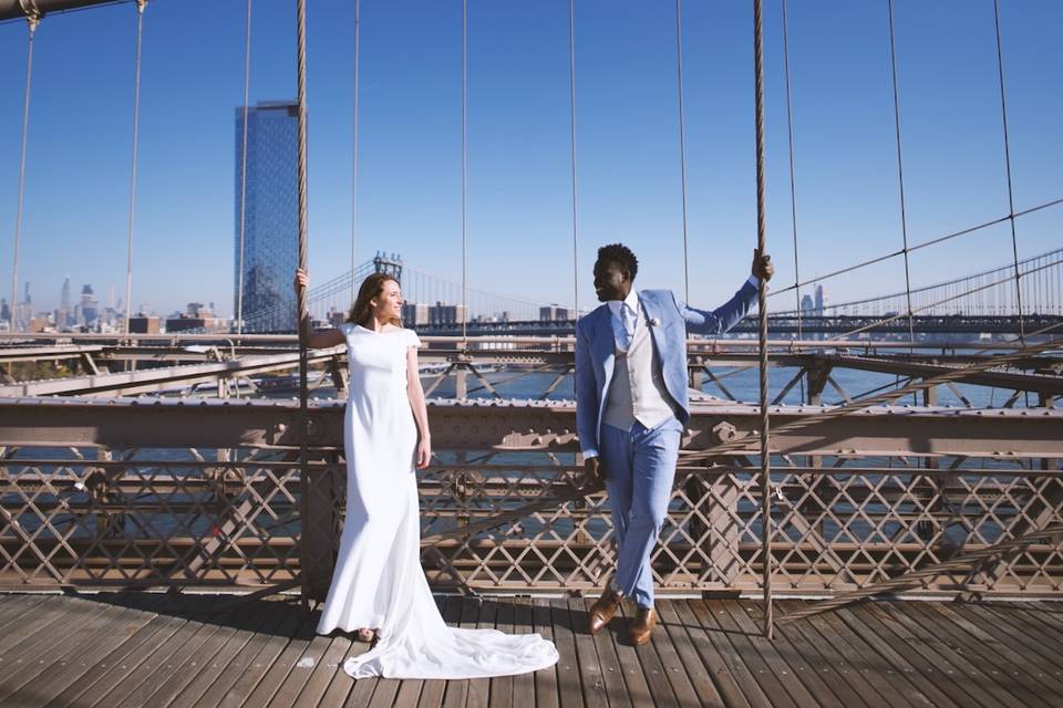 Brooklyn Bridge Pareja