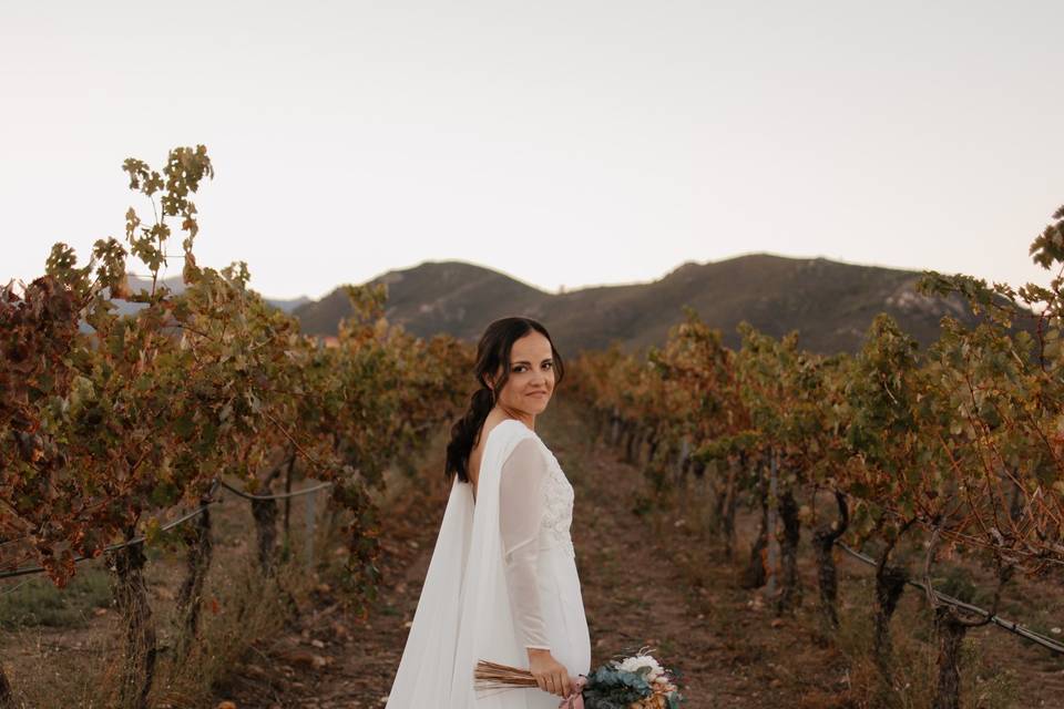 Vestido viñas novia