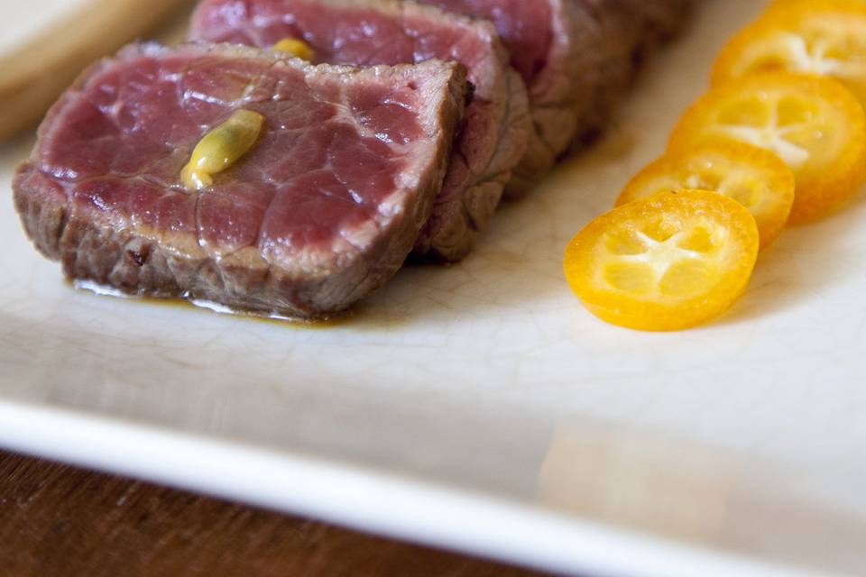 Tataki de black angus