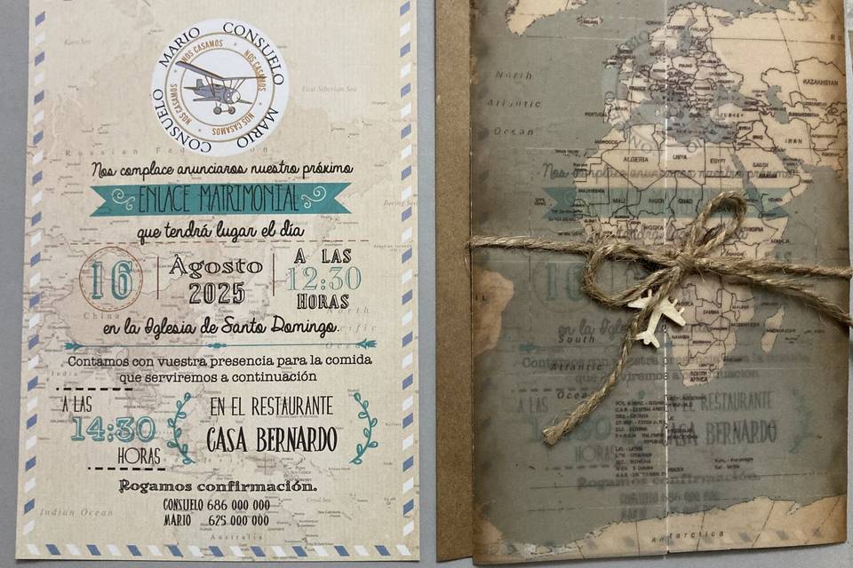 Invitación de boda