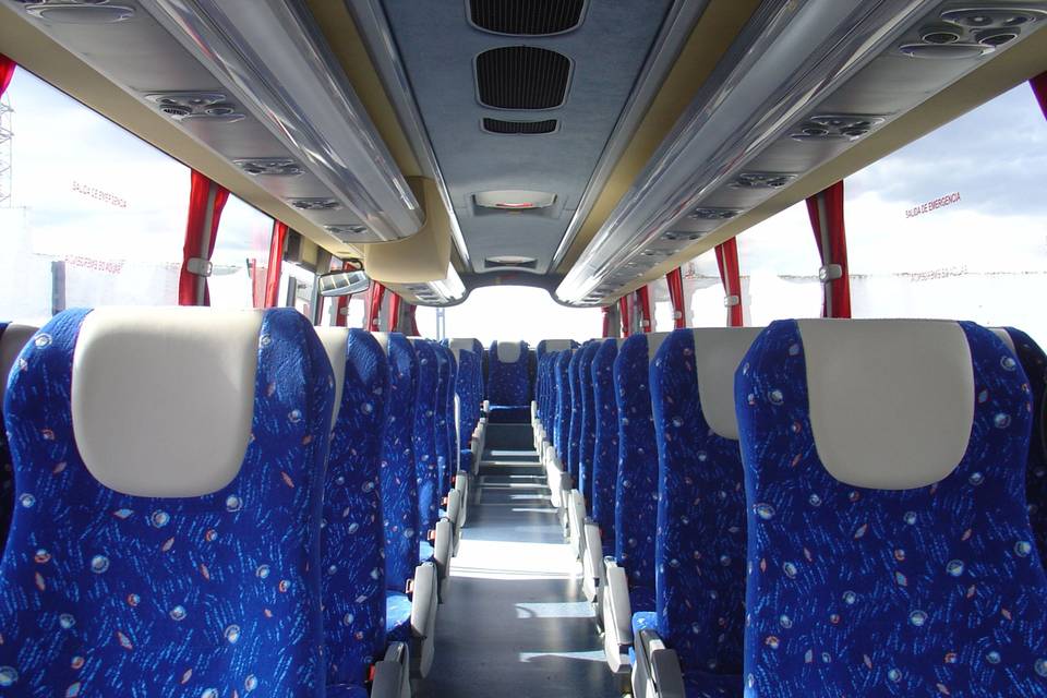 Interior del autocar