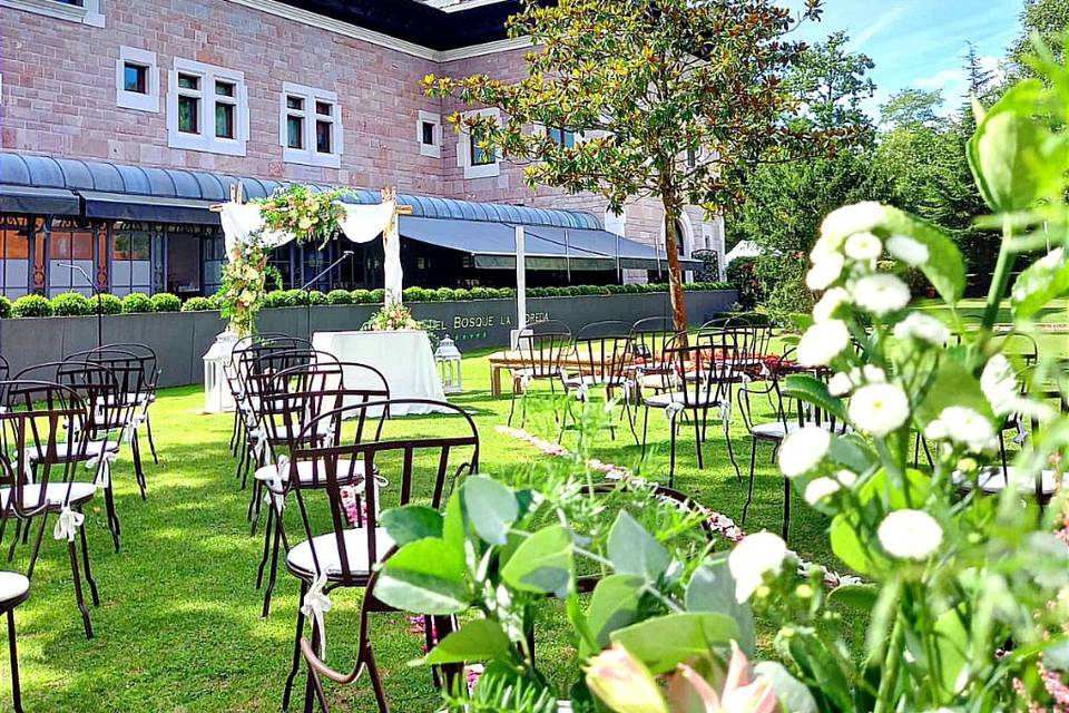Jardín Armazana, boda civil