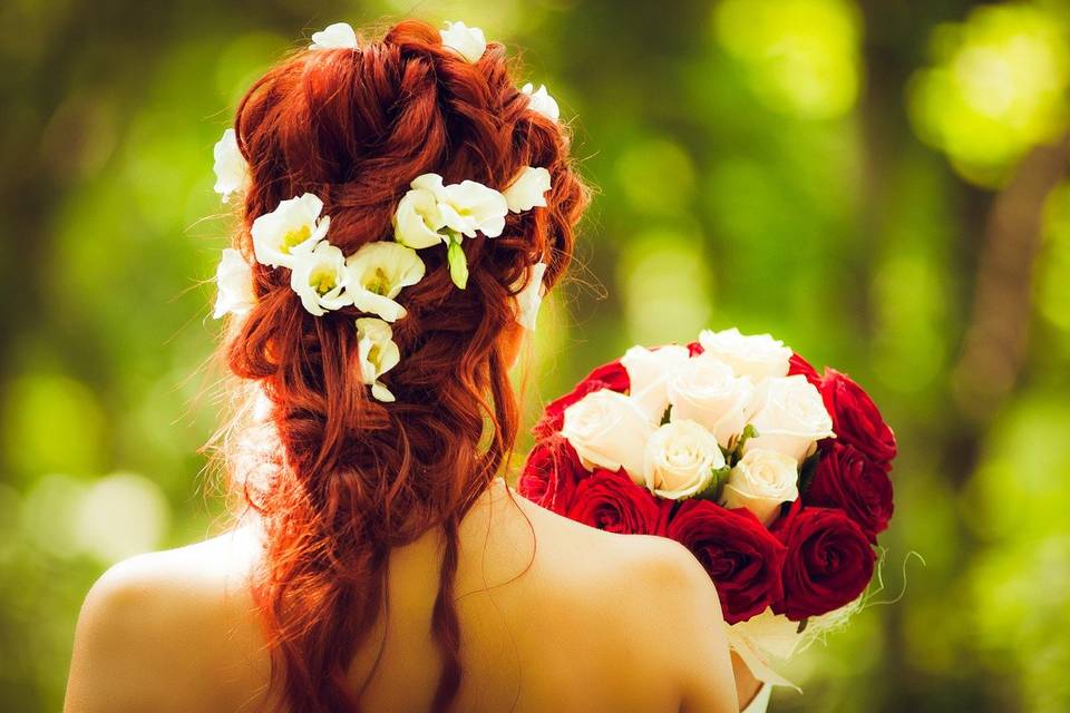 Detalles de novia en jardines