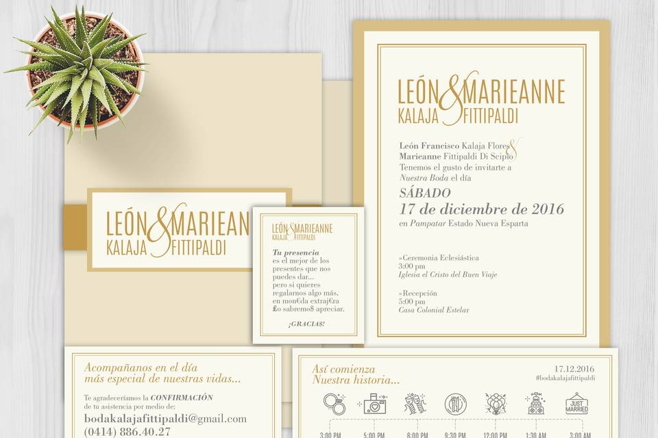 Invitación de boda