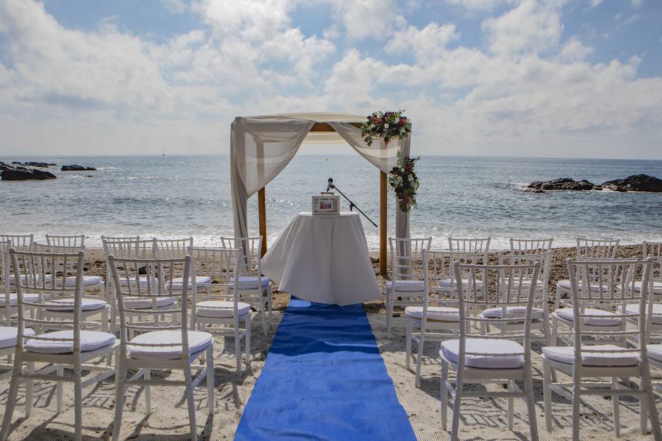 Ceremonia en Playa Viborilla