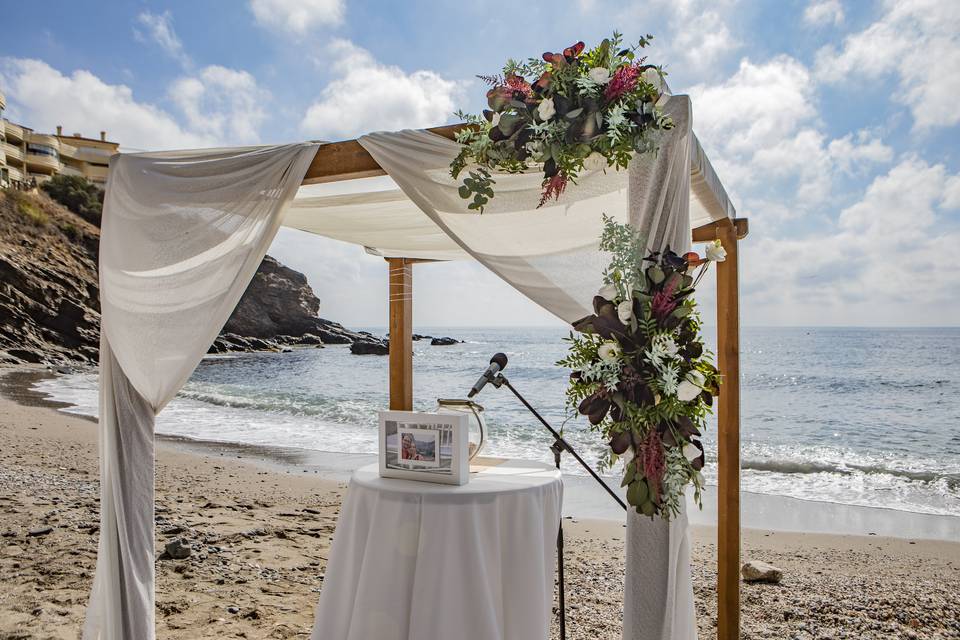 Ceremonia en Playa Viborilla