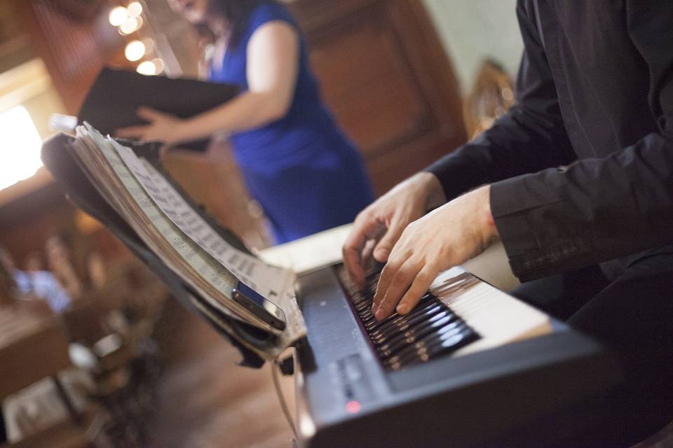 Pianista tocando