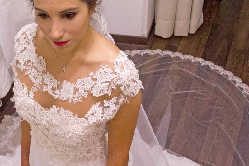 Vestido de novia encaje