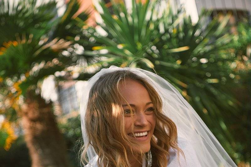 Vestido novia velo blanco tul