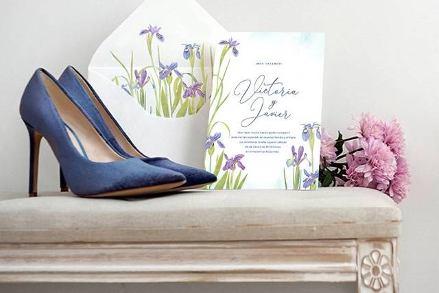Invitaciones de boda Lirios