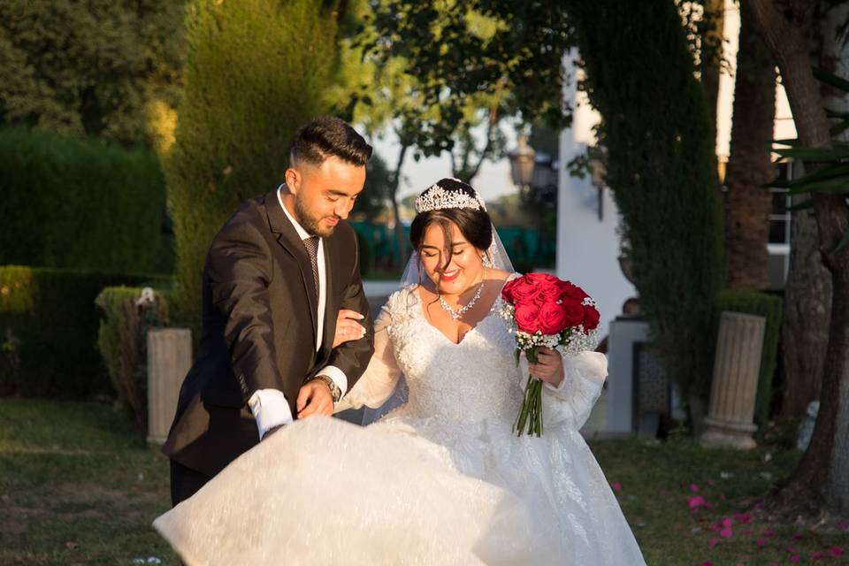 La entrada de la novia