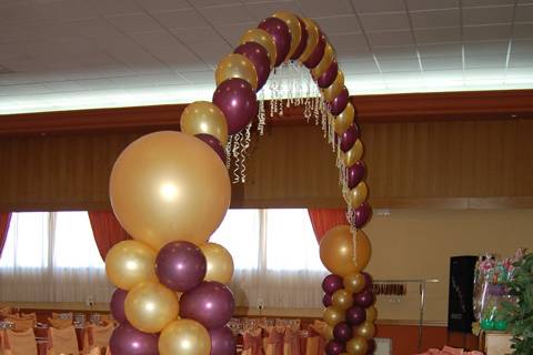 Decoración con globos