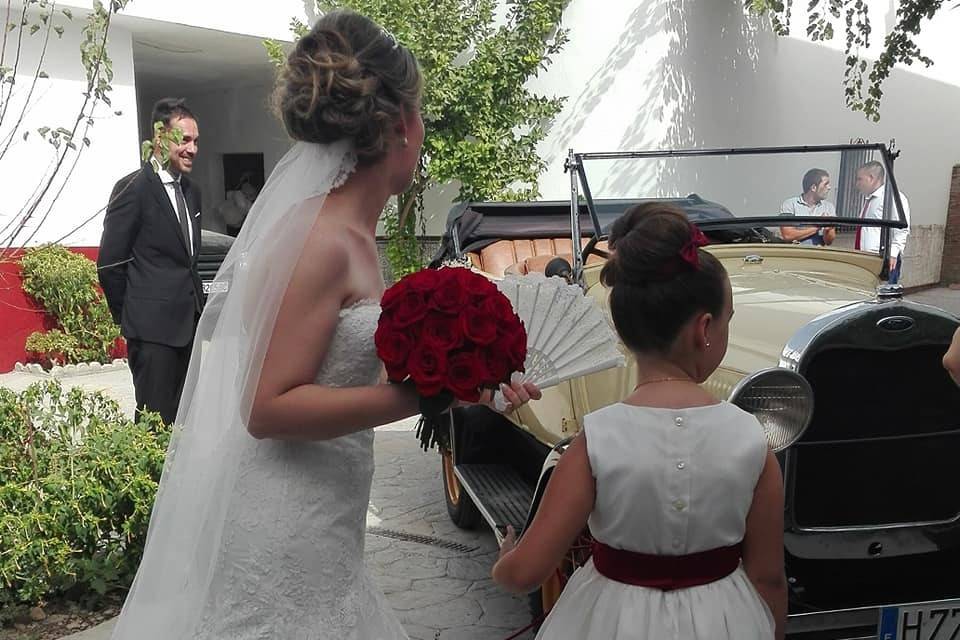 Peinado y maquillaje de novia