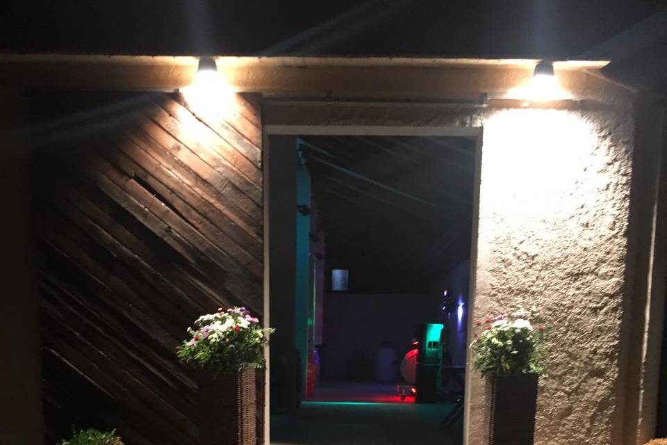 Entrada a la discoteca