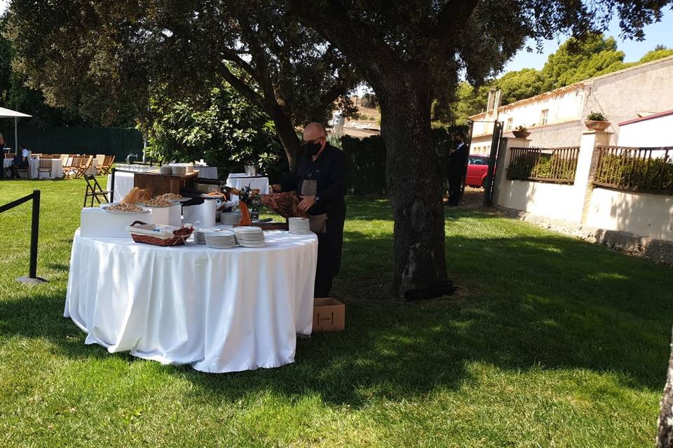 Mesa de corte de jamón