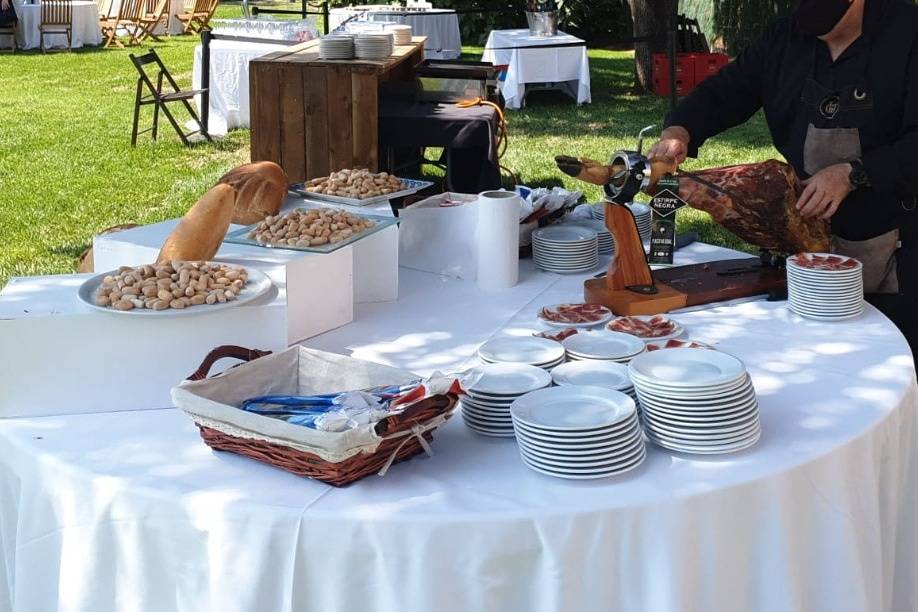 Mesa de corte de jamón