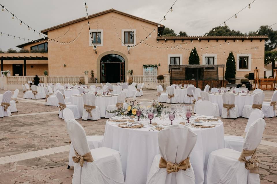 Banquete en la plaza