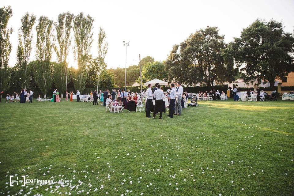 Aperitivo en jardines