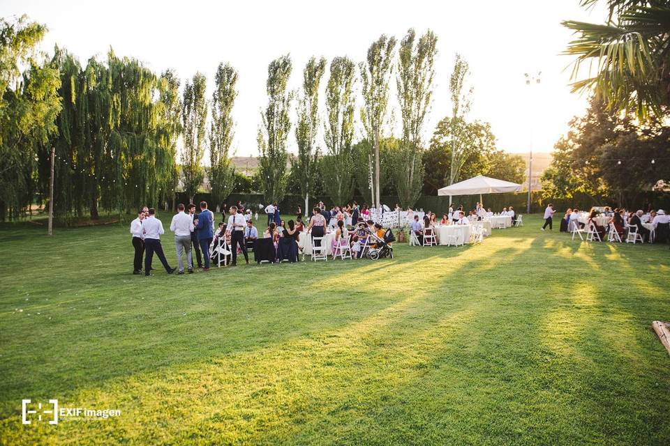 Aperitivo en jardines