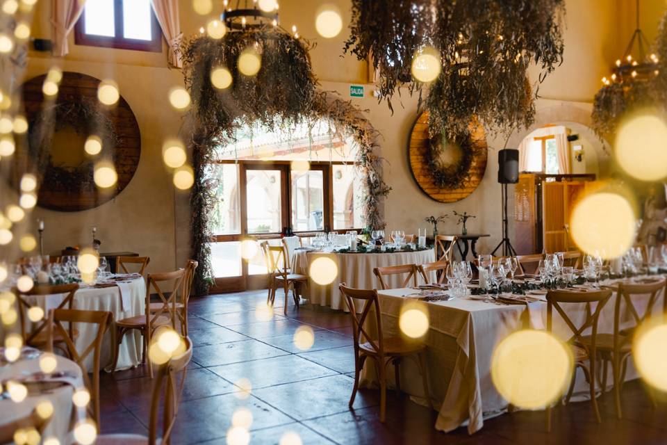 Banquete en el salón